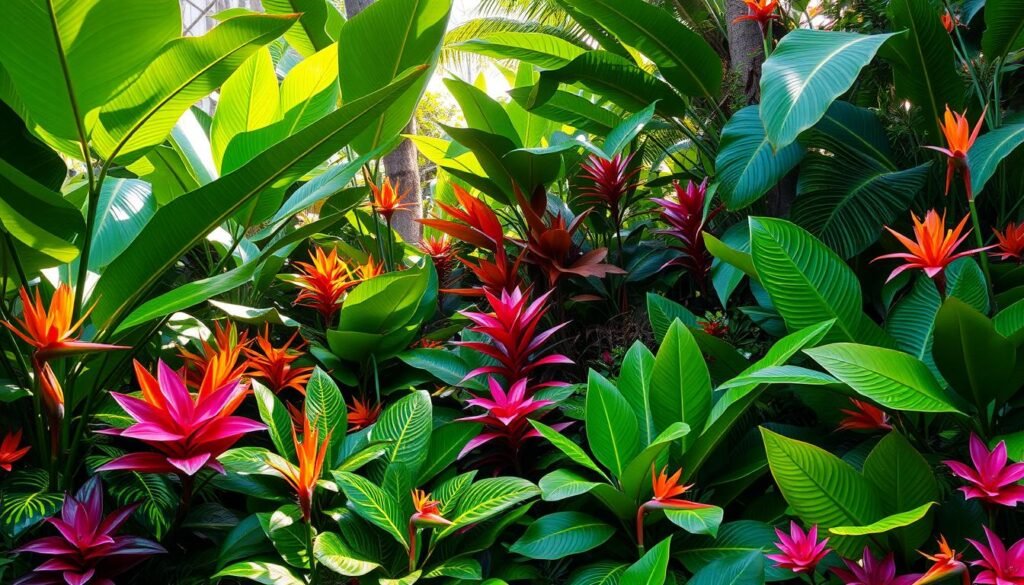 Exotic Plants in Paradise Garden Exotic Plants in Paradise Garden