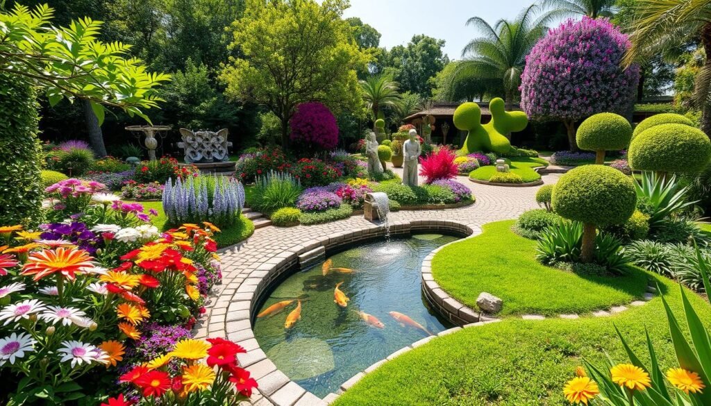 Landscape Design Elements in Paradise Garden Landscape Design Elements in Paradise Garden