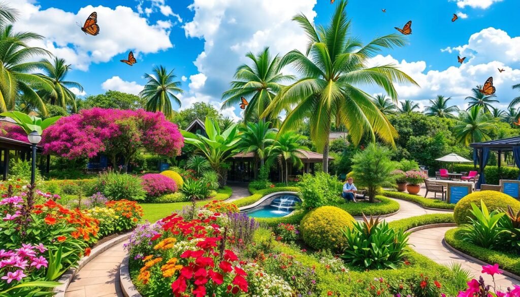JPG Paradise Garden Landscape Digital JPG Paradise Garden full of colors and nature.