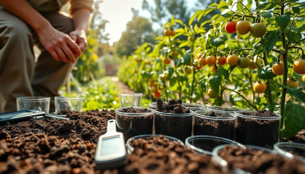 organic gardening tip: eggshells used to protect tomatoes from blossom end rot