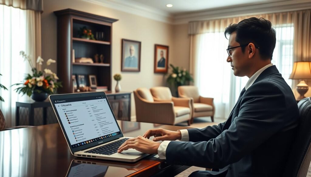 searching funeral home obituaries